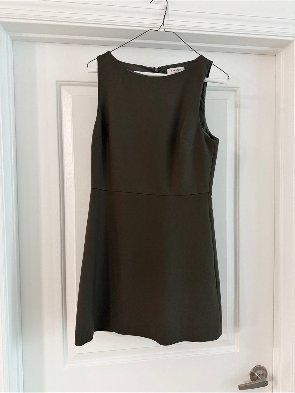 Aritzia Black Sleeveless A-Line Dress